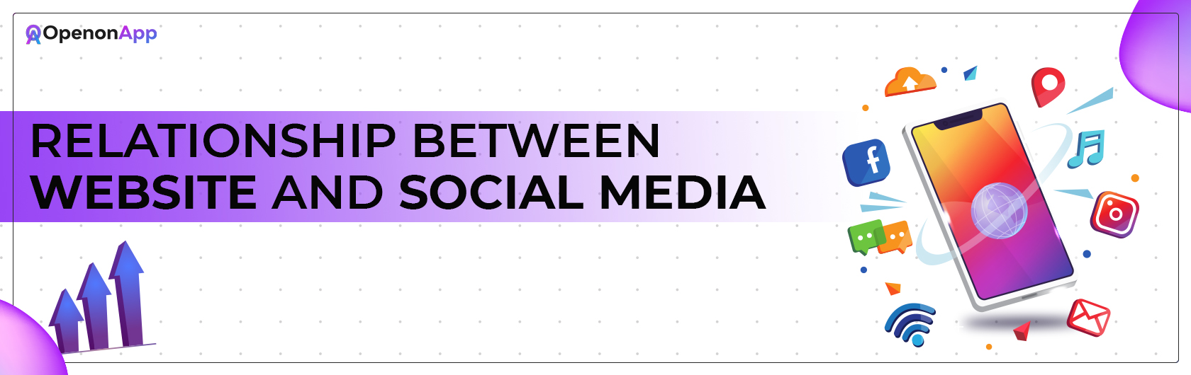 relationship between website and social media