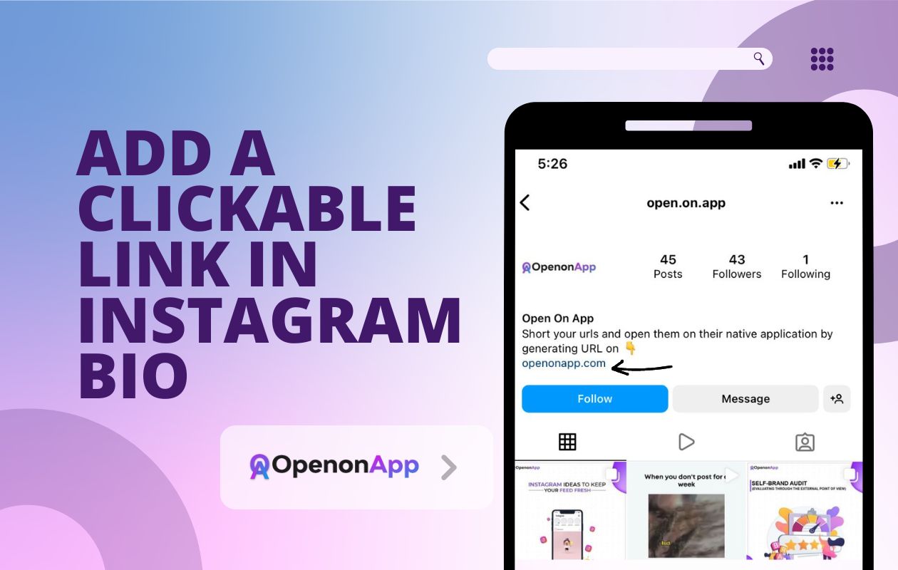 Add A Clickable Link In Instagram Bio